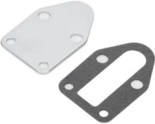 Aftermarket Brandstofpompafdekplaat RVS voor Chevrolet Small-Block V8 1955-2000