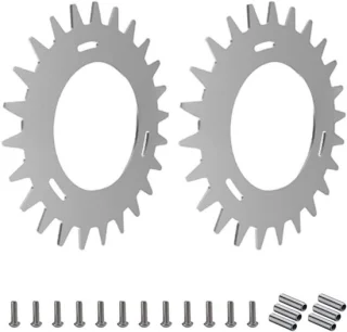 Antislip spikes voor grasmaaier