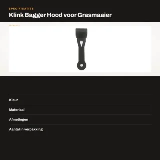 Baggerkap vervangt 109808X voor Husqvarna, Craftsman en AYP