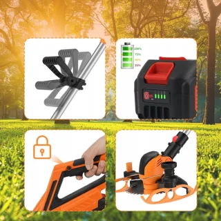 Bedee 21V elektrische grasmaaier inclusief accessoires