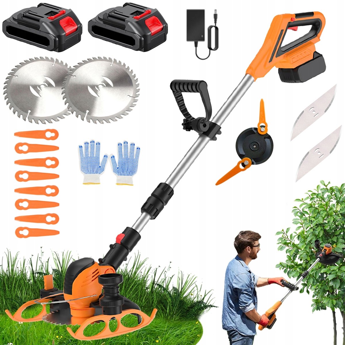 Wat vinden we goed aan de Bedee 21V elektrische grasmaaier inclusief accessoires