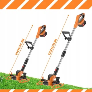 Bedee 21V elektrische grasmaaier inclusief accessoires