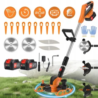 Bedee 21V elektrische grasmaaier inclusief accessoires