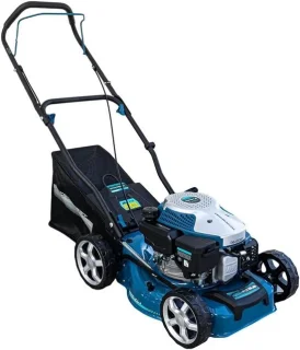 Benzine grasmaaier 41 cm - Grijs/blauw