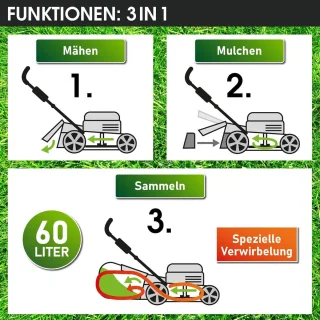 Benzine grasmaaier 46 cm