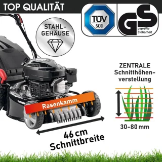 Benzine grasmaaier 46 cm