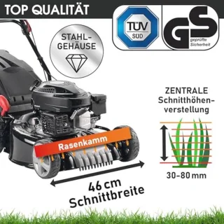 Benzine grasmaaier 46 cm