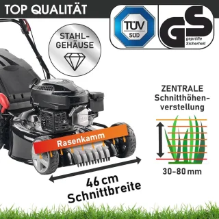 Benzine grasmaaier 46 cm