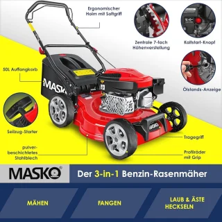 Benzinegrasmaaier 51 cm