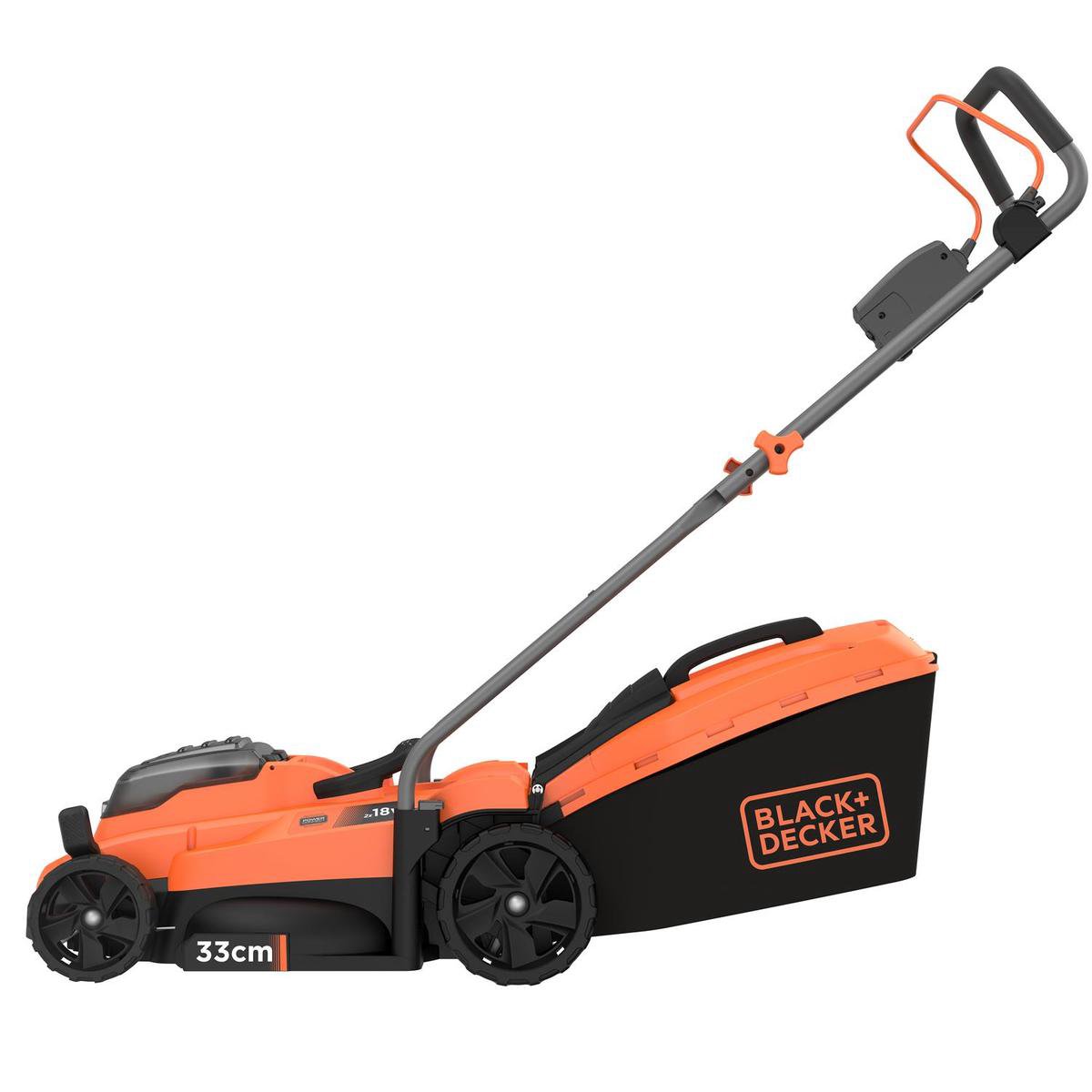Wat vinden we goed aan de Black+Decker 18V 2x4.0Ah 33cm Grasmaaier 35L