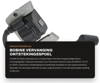 Bobine vervanging deel geschikt voor Tecumseh 36344A/37137
