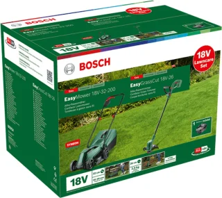 Bosch EasyMower 18V-32-200 Duwgrasmaaier batterij zwart