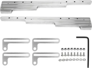 Bougiekabelboom beugel voor Chevrolet SBC BBC SBF 302 350 454 V8 motor, zilver