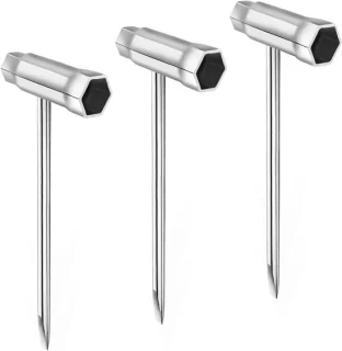Bougiesleutel set van 3 - T-vormige staal - 13 x 19 mm - voor motorzaag en grasmaaier - ShopVlot