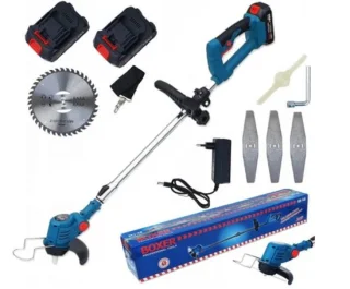 Boxer 24V Accu Grasmaaier met Zaagmes en 2 Accu's