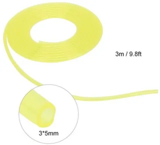 Brandstofslang voor kettingzagen, grasmaaiers en trimmers (3 × 5 mm)
