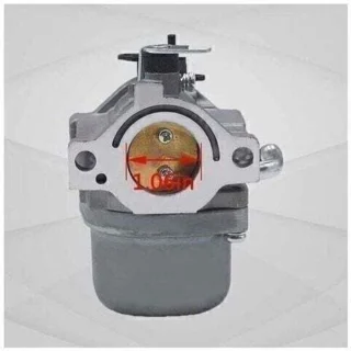 Carburateur geschikt voor grasmaaier 590399, geschikt voor Briggs & Stratton 590399 796077, geschikt voor Nikki 799245, geschikt voor 21A707 21A977, inclusief pakking en brandstofleiding.