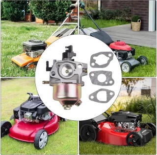 Carburateur grasmaaier - brandstofpomp - 10 x 8 x 8 cm - zilverkleurig