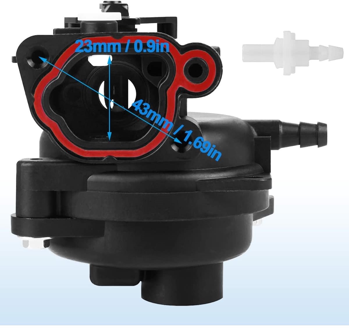 Carburateur Luchtfilter voor Briggs & Stratton Grasmaaiermotor 799583 591160 593261 591110