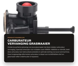 Carburateur vervanging voor grasmaaier