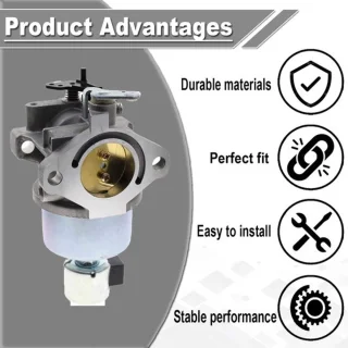 Carburateur voor Grasmaaiers - Compatibel met Craftsman LT1000 - Reserveonderdeelnummers 594593/594605 - Geschikt voor Toro 71286/71427 - 20 pk/21 pk Motor - Brede Compatibiliteit - Motorcarburateur