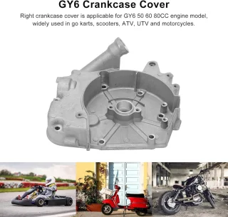 Carterdeksel rechts GY6 50/60/80cc - Motoronderdeel