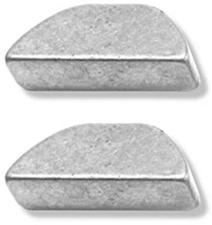 De Castelgarden Paspoortveer (meeneem, wigvormig) voor halve-maan grasmaaiers in één oogopslag