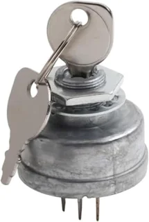 Contactslot grasmaaier startschakelaar motor 6x4x4cm zilver