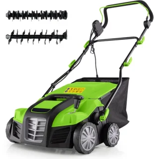 COSTWAY 2-in-1 elektrische verticuteermachine en gazonventilator