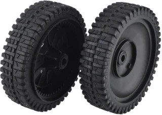 Dailygoods 2-pack grasmaaier vooraandrijfwiel voor Husqvarna en Poulan