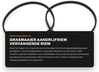 Dailygoods aandrijfriem 6,1 meter
