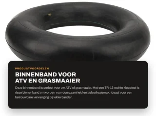 Dailygoods binnenband 500-12 inch TR-13 klepsteel