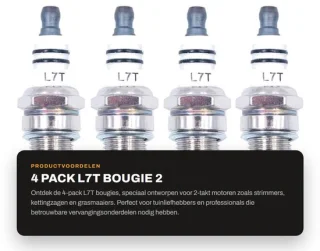 Dailygoods bougie L7T 4-pack - 2-takt