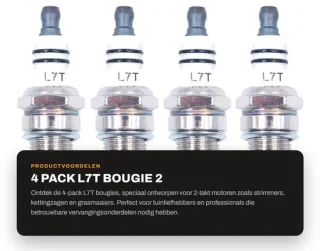 Dailygoods bougie L7T 4-pack