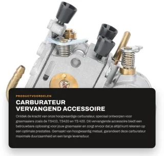Dailygoods carburateur vervangend accessoire voor TS410/TS420