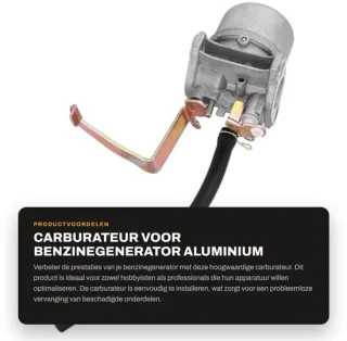 Dailygoods carburateur voor benzinegenerator aluminium