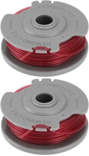 Dailygoods Dailygoody vervangende grasmaaierspoelen 2 stuks grijs voor Gardena 10 meter kabel