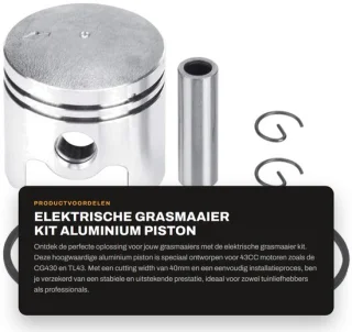 Dailygoods elektrische grasmaaier kit