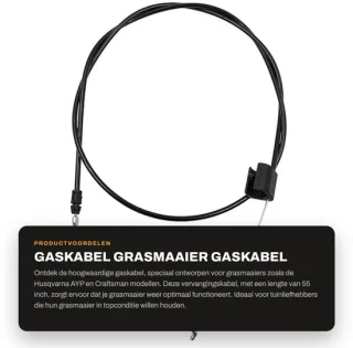 Dailygoods gaskabel 55 inch