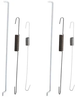 Dailygoods gasklepveer set - 2x terugstelveer - 2x veer voor snelheidsregeling - voor GX140/GX160