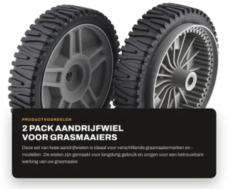 Dailygoods grasmaaier aandrijfwiel