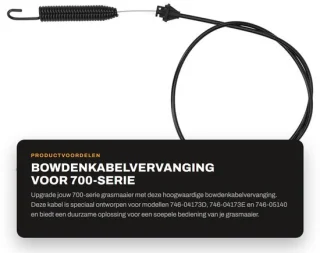 Dailygoods grasmaaier bowdenkabelvervanging