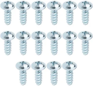 Dailygoods grasmaaier schroeven 16 stuks m5 x 16 mm