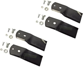 Dailygoods grasmaaierbladen set van 2, 4 x 17 cm