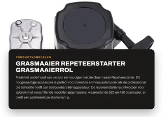 Dailygoods grasmaaierrol terugslagstarter