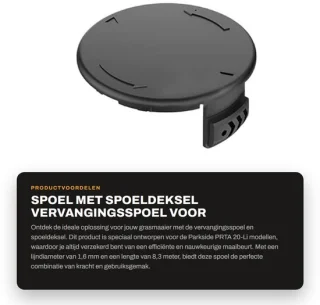 Dailygoods grasmaaierspoel met deksel