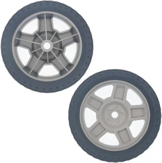Dailygoods grasmaaierwiel 7 inch - 2 stuks - compatibel met Husqvarna/Poulan/Weed Eater - artikelnummer 532430501