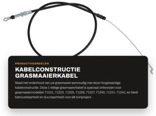 Dailygoods kabelconstructie 99-6837 grasmaaierkabel