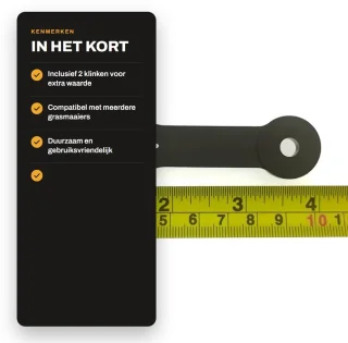Dailygoods- Klink Vervangt 109808X - Montage voor Husqvarna - Geschikt voor AYP - Craftsman - Grasmaaiers - Diverse modellen - Onderdeel