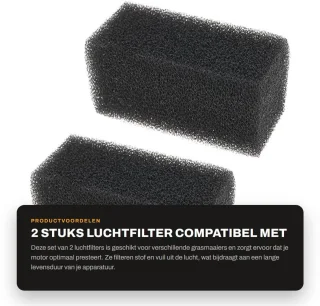 Dailygoods luchtfilter 2 stuks